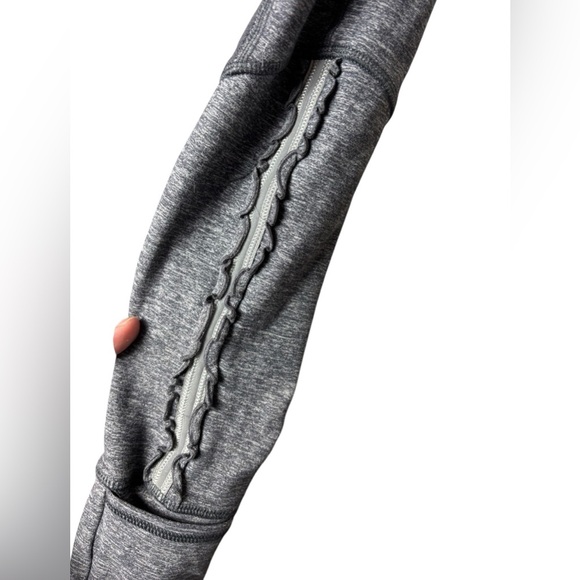 Lululemon Rulu Pace Setter Half Zip Pullover | Heathered Grey Size 4 - Picture 5 of 8